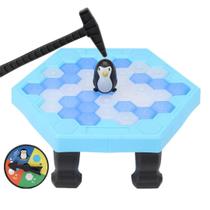 Brinquedo Jogo Do Pinguim Equilíbrio Quebra Gelo Martelo