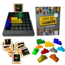 Brinquedo Jogo do Transito Diversão Raciocínio Educativo Pedagógico+5 Anos - Paki Toys
