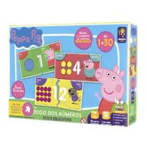 Brinquedo Jogo Educativo Números 1 a 30 Aprendendo a Contar Peppa Pig +3 anos Mimo Toys - 2101 Brinquedo Jogo Educativo Números 1 a 30 Aprendendo a Contar Peppa Pig +3 anos Mimo Toys - 2101