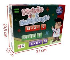 Brinquedo Jogo Escolar Ensina Divisão E Multiplicação Educaç