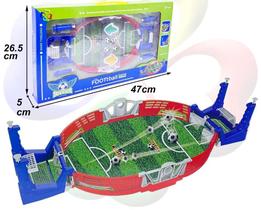 Brinquedo Jogo lançador de Futebol de Mesa Portátil Gol a Gol Mini