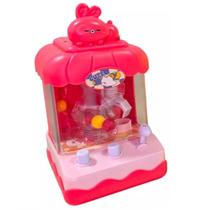 Brinquedo Jogo Maquina Pega Bolinhas Vermelho