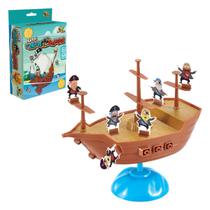 Brinquedo Jogo Navio Dos Piratas Equilibristas 2 Jogadores