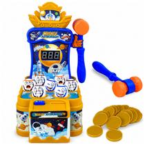 Brinquedo Jogo Toupeira Astronauta Louco Com Luz e Som - Castela Brinquedo Jogo Toupeira Astronauta Louco Com Luz e Som - Castela