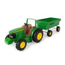 Brinquedo John Deere Tratorzinho And Wagon Inch 8 37163