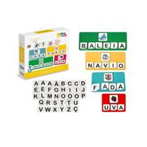 Brinquedo Juntando Letras Alfabetização Babebi Brinquedo Juntando Letras Alfabetização Babebi