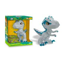 Brinquedo Jurassic Baby Dinos Universal Blue Cinza Pupee