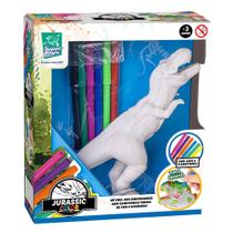 Brinquedo Jurassic Color T-Rex Para Pintar