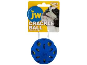 Brinquedo Jw Crackle Heads Ball Para Cães Pequeno - Azul