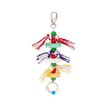 Brinquedo Kakatoo Bica Pedra 6 Nós para Pássaros - Cores Sortidas - Tamanho G Brinquedo Kakatoo Bica Pedra 6 Nós para Pássaros - Cores Sortidas - Tamanho G