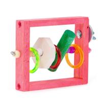 Brinquedo Kakatoo Bica Pedra Ábaco Simples para Pássaros - Cores Sortidas Brinquedo Kakatoo Bica Pedra Ábaco Simples para Pássaros - Cores Sortidas