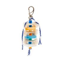 Brinquedo Kakatoo Bica Pedra Cordas para Pássaros - Cores Sortidas - Tamanho P Brinquedo Kakatoo Bica Pedra Cordas para Pássaros - Cores Sortidas - Tamanho P