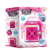 Brinquedo karaoke rock star rosa dm brasil - dmt0270 Brinquedo karaoke rock star rosa dm brasil - dmt0270