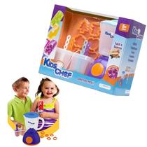 Brinquedo Kids Chef Sorveteria Picolé com Acessórios Faz Picolé de Verdade - Multikids