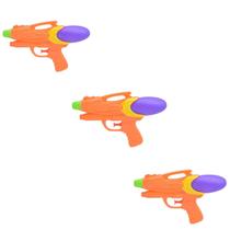 Brinquedo Kit 3 Pistola De Água Arminha 20cm