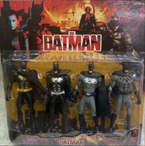 Brinquedo Kit 4 Bonecos Batman 15 cm