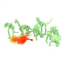 Brinquedo Kit 7 Peças Miniatura Fossil De Dinossauro Arqueologia Fluorescente Brinquedo Kit 7 Peças Miniatura Fossil De Dinossauro Arqueologia Fluorescente
