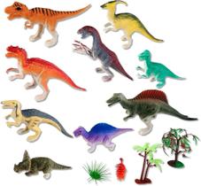 Brinquedo Kit 9 Dinossauros Mundo Jurassico - Zoop Toys