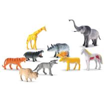 Brinquedo Kit Animais Selvagens 12 peças Na Solapa - Bee Toys