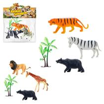 Brinquedo KIt Animal Selvagem 4 Peças