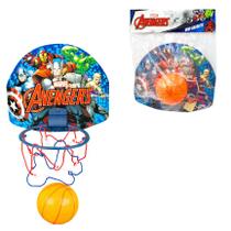 Brinquedo Kit Basquete com Cesta, Bola e Tabela dos Avengers Etitoys Brinquedo Kit Basquete com Cesta, Bola e Tabela dos Avengers Etitoys