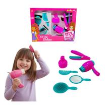 Brinquedo Kit Beleza Infantil Menina Salão Secador Escova
