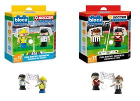 Brinquedo Kit Bloco De montar Boneco Colecionavel Blocz Estilo Lego Menino e Menina