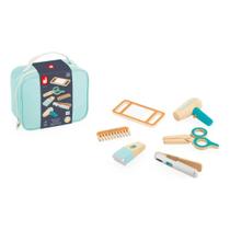 Brinquedo Kit Cabeleireiro Infantil Em Madeira Janod