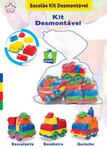 Brinquedo Kit Carrinho Desmontável Sacolão Big Star 6 Peças Idade +18 Meses - Big Star Brinquedos