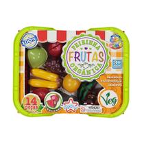 Brinquedo Kit Cesta Feirinha De Frutas Orgânicas Big Star