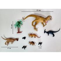 Brinquedo Kit Coleção Brinquedo Dinossauro Tiranossauro Rex - Dino Word