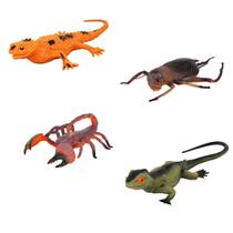 Brinquedo kit com 4 Insetos/Repteis - DM Toys