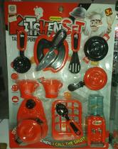 Brinquedo kit cozinha 12 peças