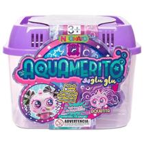 Brinquedo Kit De Aquamerito Aquatita Distroyer Neonate Roxo 15 Pçs