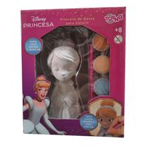 Brinquedo Kit de Artes Com Gesso Cinderela Princesa Disney - Toyng