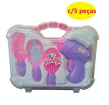 Brinquedo Kit De Beleza Maleta Com 4 Peças Infantil Menina