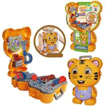 Brinquedo Kit de Ferramentas Ursinho Com 23 Pçs Brinquedo Kit de Ferramentas Ursinho Com 23 Pçs