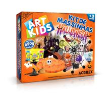 Brinquedo Kit de Massinhas Halloween Art Kids Acrilex 40038