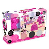 Brinquedo Kit de Massinhas Minnie 9 Acessórios Divertido