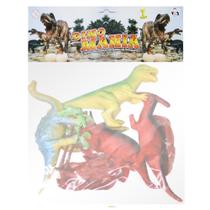 Brinquedo Kit Dinossauros Sortidos 7 Peças Pica Pau
