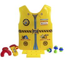 Brinquedo kit engenheiro de plastico c/11 peças