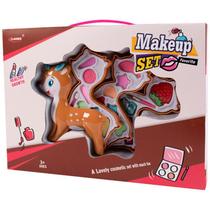 Brinquedo kit estojo maquiagem menina 14 cores - TOYS
