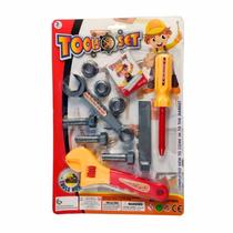 Brinquedo kit ferramentas de plastico com 11 peças - com inmetro Brinquedo kit ferramentas de plastico com 11 peças - com inmetro