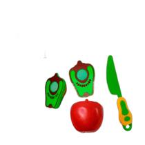 Brinquedo Kit Frutas Com tiras autocolantes Happy Cut Cut