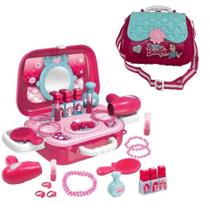 Brinquedo Kit Maleta/Bolsa De Maquiagem Para Crianças Infantil 2 Em 1