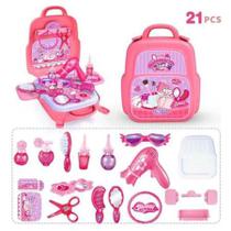 Brinquedo Kit maleta cabelereira infantil salão de beleza - TOYS