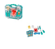 Brinquedo Kit Maleta Dentista Grande Verde Brinquedo Kit Maleta Dentista Grande Verde