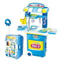 Brinquedo Kit Maleta Médica 31 Peças Com Rodas - Toys Import J24225