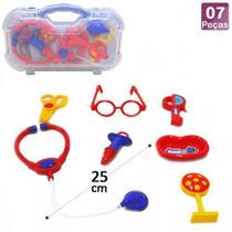 Brinquedo Kit Maleta Médica Infantil Com 7 Peças Brinquedo Kit Maleta Médica Infantil Com 7 Peças