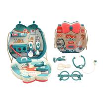 Brinquedo Kit Médico 14 PÇS Mini Maleta Com Bolsa de Ombro. - Toys King